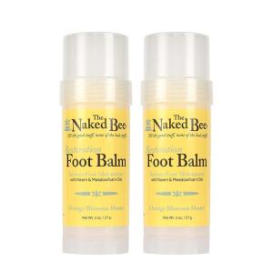 imageThe Naked Bee Orange Blossom Honey Restoration Foot Balm 2 oz  2 Pack2 Ounce Pack of 2