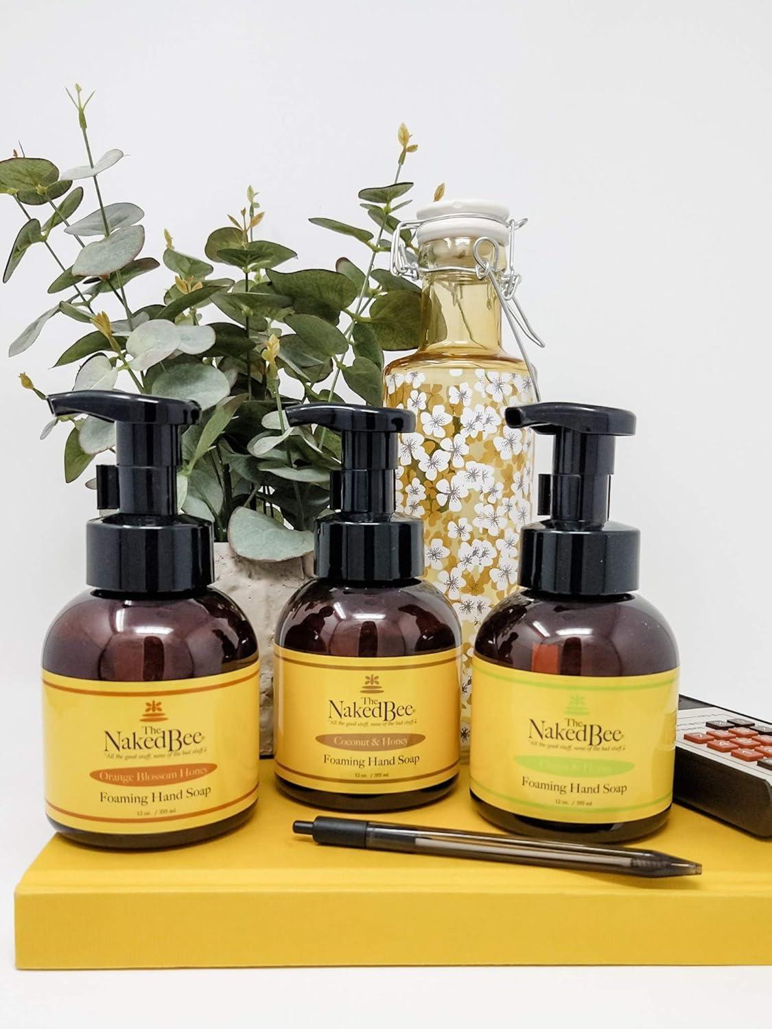 imageThe Naked Bee Grapefruit Blossom Honey Foam Soap 12 oz Liquid Foaming Hand Soap  Mild Cleanser to Reduce Dryness  Gentle Foam for Clean and Soft Hands