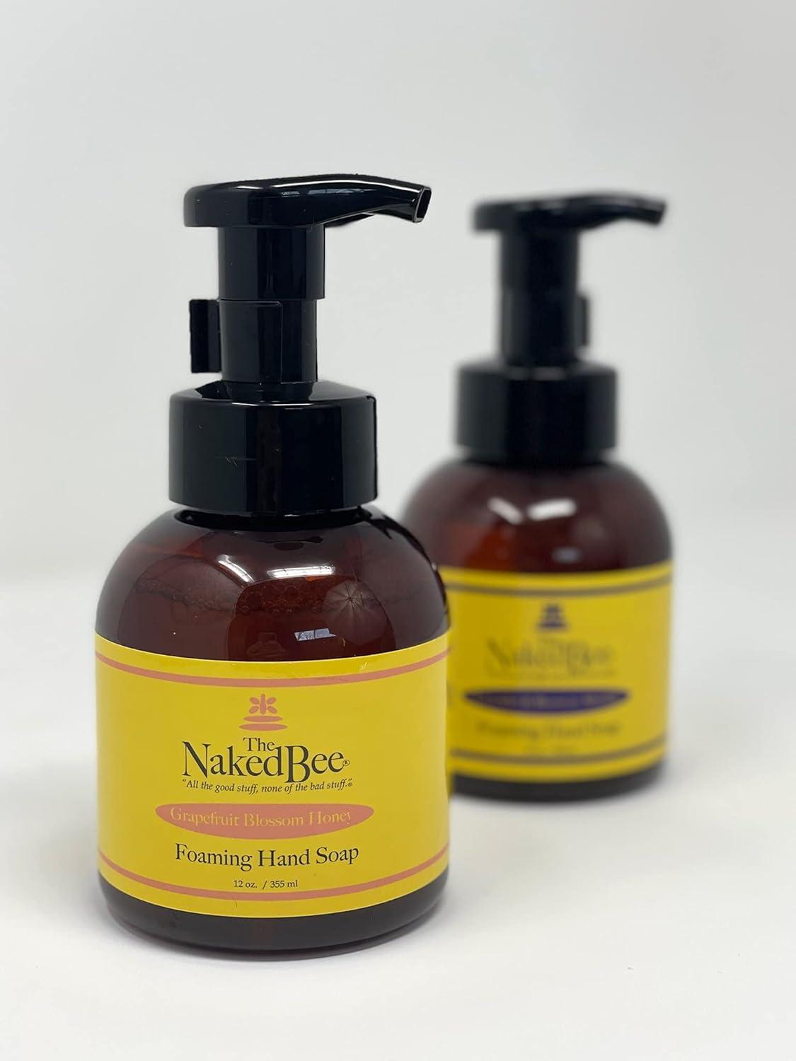 imageThe Naked Bee Grapefruit Blossom Honey Foam Soap 12 oz Liquid Foaming Hand Soap  Mild Cleanser to Reduce Dryness  Gentle Foam for Clean and Soft Hands