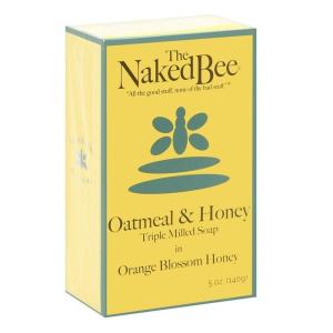 imageThe Naked Bee Oatmeal ampamp Honey Triple Milled Soap 5 Ounce Orange Blossom HoneyOrange